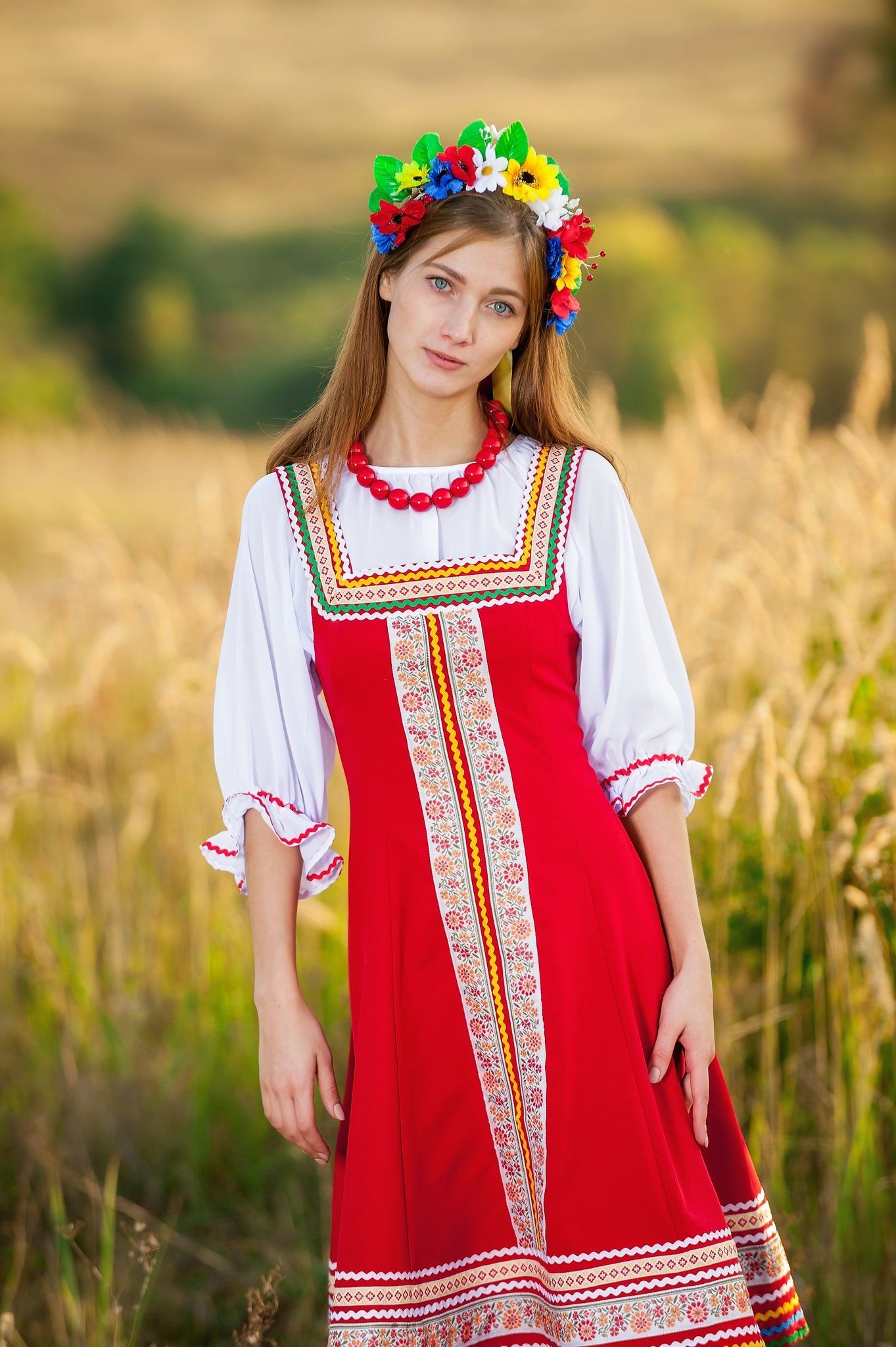 Women in Slavic costumes in Reykjavik — step in, relax, and chat live